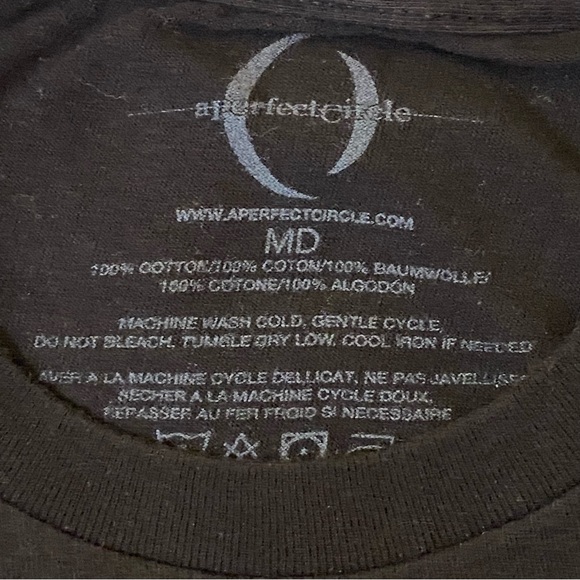 A Perfect Circle concert squid head emblem t-shirt sz M TOOL 🔮😵‍💫🪬 - Picture 2 of 9